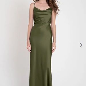 Jenny Yoo Sylvia Olive Dress